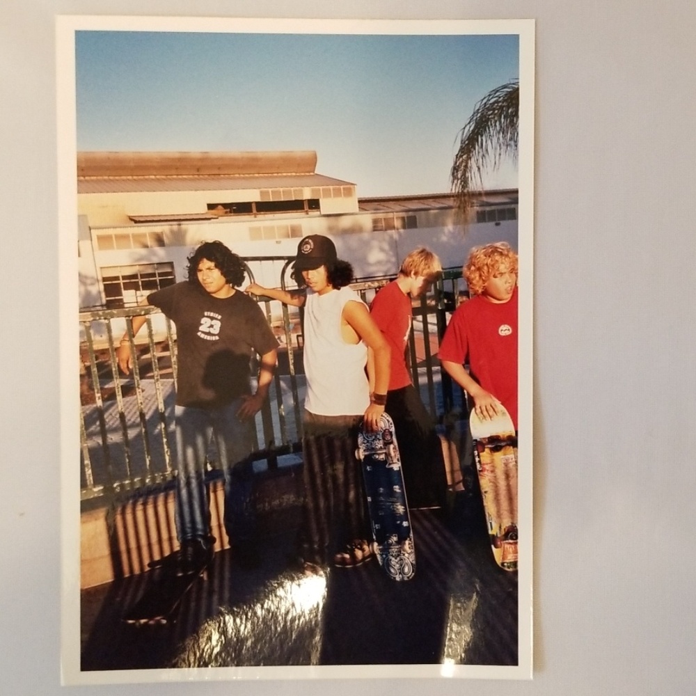 Larry Clark Signed Skaters Photograph 